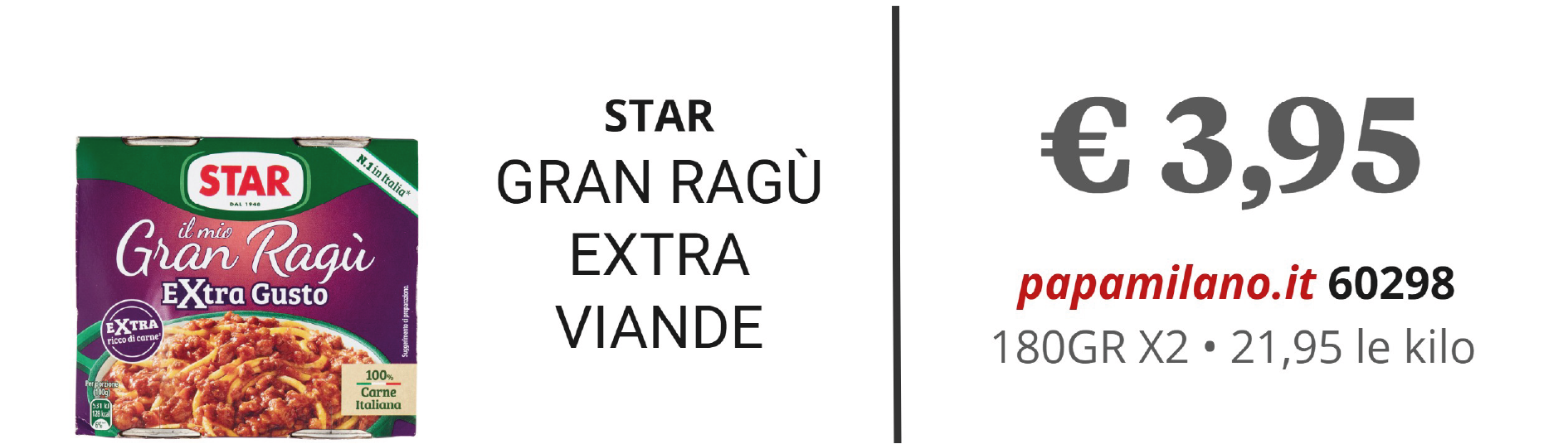 STAR GRAN RAGÙ EXTRA VIANDE
